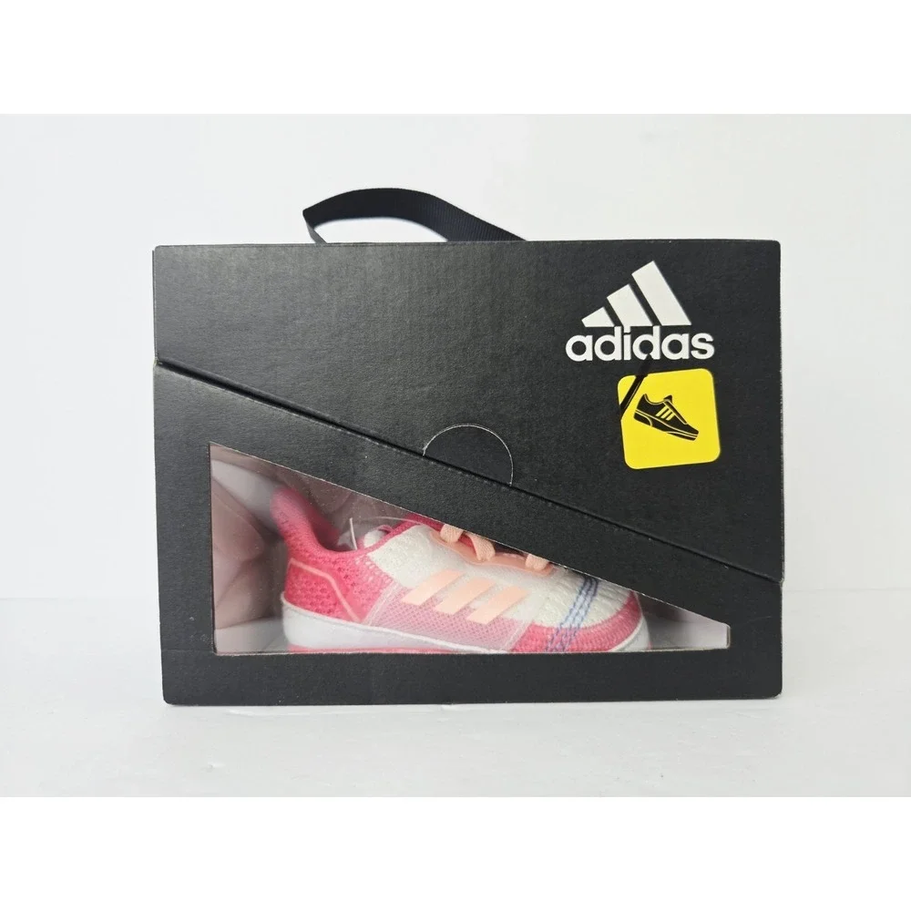 Adidas Kid's UltraCrib Walking Shoe White Pink 2K US‎ Toddler EE8799 NEW